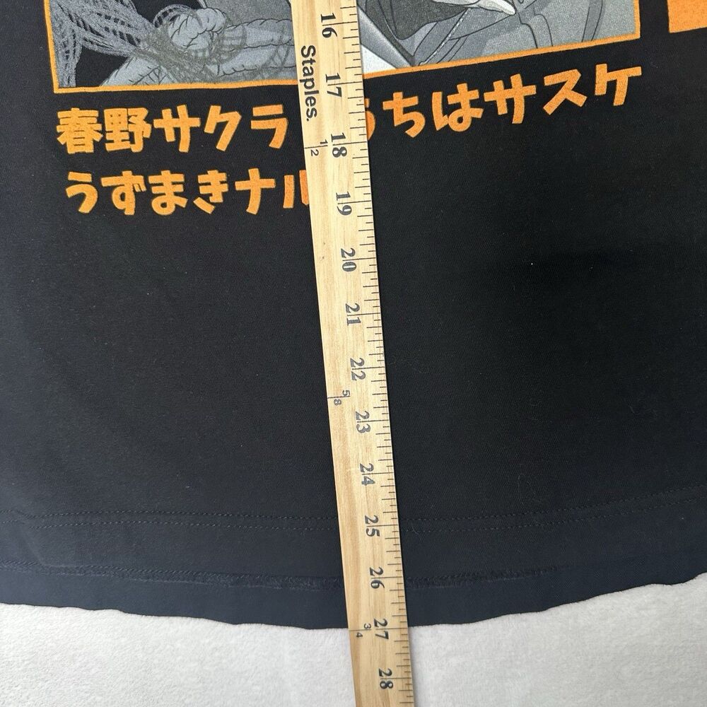 RARE Naruto 2022 New York Comic Con Exclusive Anime Graphic T-Shirt Black XL - Picture 7 of 7